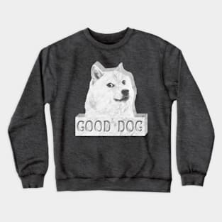 Marble Doge Bust Crewneck Sweatshirt